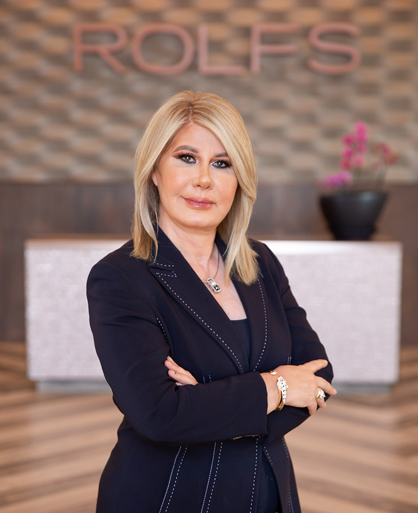 Woman in business attire