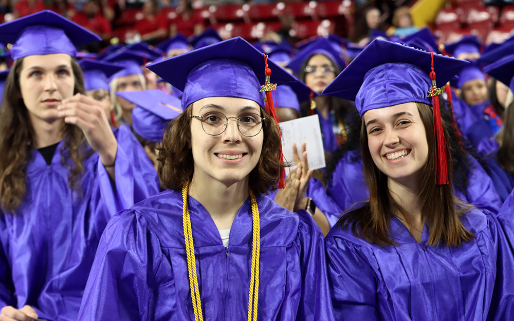 Students at MCC graduation